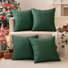 Set van 4 waterdichte polyester kussenhoezen van 18x18 inch