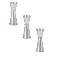 Cocktailmaatjes van roestvrij staal (30 ml en 60 ml, set van 3)