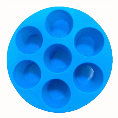 Silikon-Eier-Snackform mit 7 Mulden