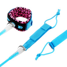 7 mm dickes Surf-Leash 2,1 m/2,4 m TPU-Schnur mit gepolsterter Fußknöchelmanschette