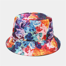 Kapelusz typu bucket unisex, casualowy, rybacki, przeciwsłoneczny, drukowany w 3D