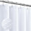 Duschdraperi i polyester med våffelmönster, 12-pack 1