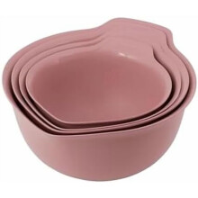 Edelstahl-Rührschüssel-Set, 3-teilig, 1,5/3/5 qt