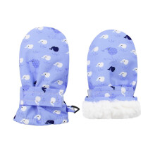 Baby ski mittens waterproof fleece-lined warm for 6-18