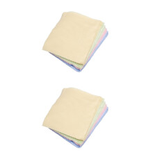 Pano de limpeza de microfibra 13x13cm reutilizável para óculos e