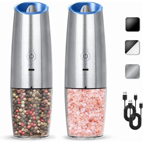 Elektrisk salt- och pepparkvarn, batteridriven,