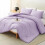 Lavender Queen Comforter Set Light Purple 3-Piece Boho 1