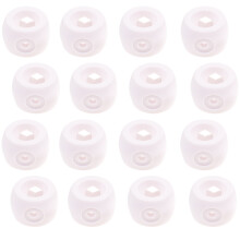 Foosball Rod Caps Iron 16Pcs 0.98x0.79x0.79in