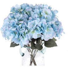 Buchet de hortensii de mătase cu tulpini – 1 buc.