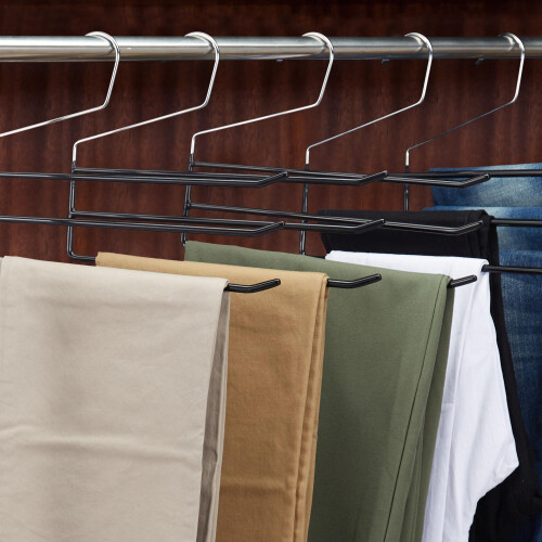 Conjunto de 5 cabides para calças múltiplas 1