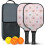 Σετ κουπιών Pickleball από υαλοβάμβακα Floral2Paddles2Balls 1