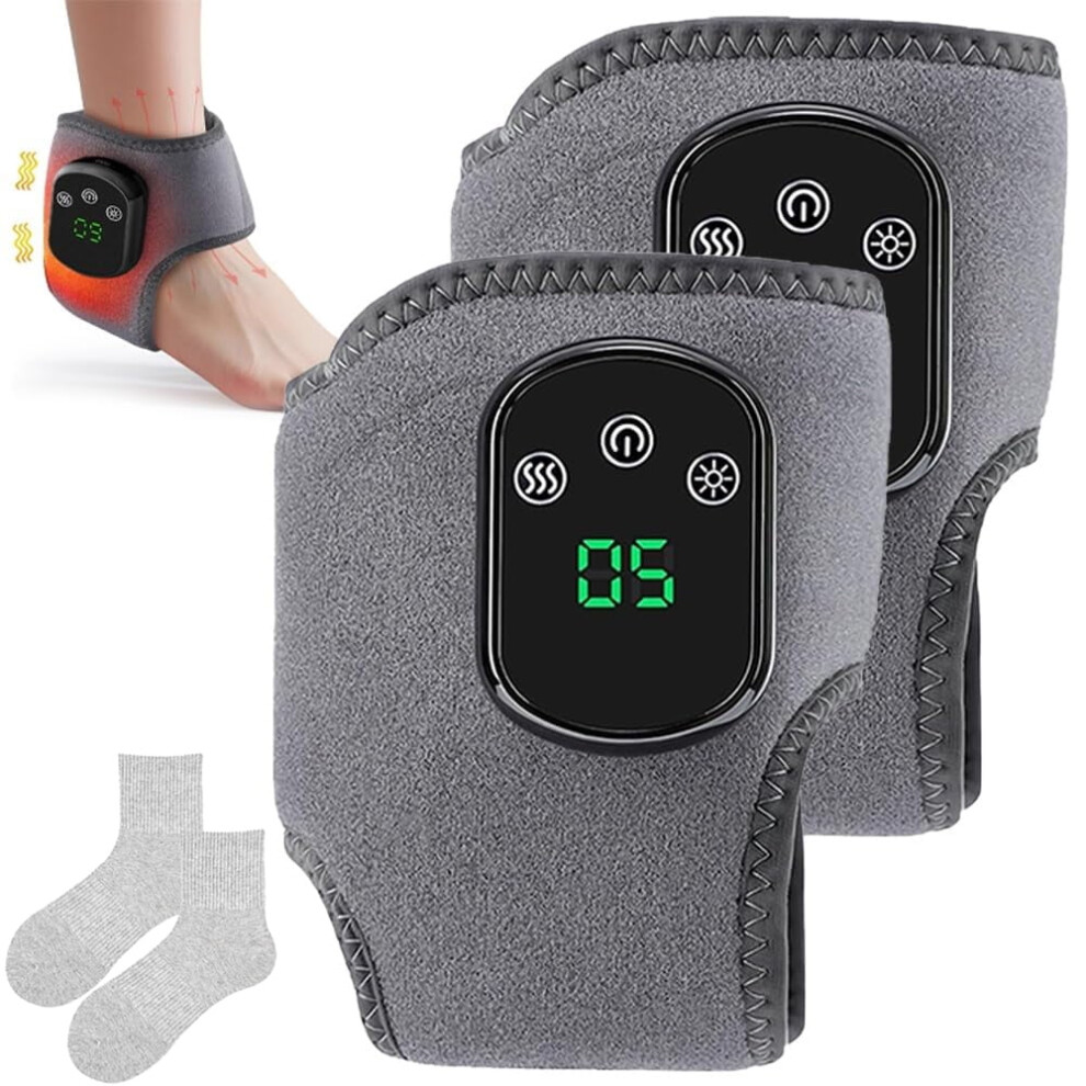 Foot Massager Portable Rechargeable 3 Vibration 5 Heat