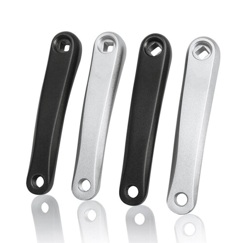 170mm Crank Arm Mountain Bike Left Side Crank Diamond Hole Crankset Handle Part Replacement Silver 2