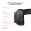 Wireless Gaming Headset 2.4G Bluetoth 4 Modes Adjustable Lightweight Black Red 6