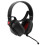 Wireless Gaming Headset 2.4G Bluetoth 4 Modes Adjustable Lightweight Black Red 13
