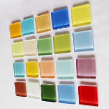Azulejos de mosaico de vidro 10mm multicoloridos 600g
