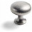 Antique Silver Brass Cabinet Knob Single Hole 6 Pack 1