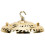 Base de dossel de lustre em ferro dourado 1