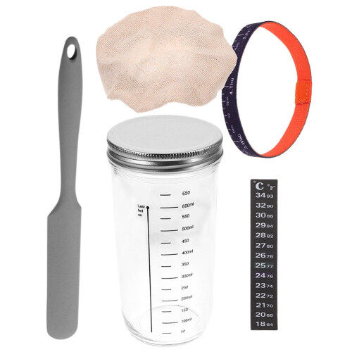 Surdegsstarterjäsburkset med termometer