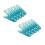 Acrylic quilting clips transparent fixed 12 pcs 1