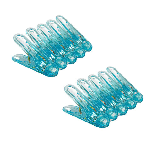 Acrylic Sewing Clips Mixed Colours 120 pcs