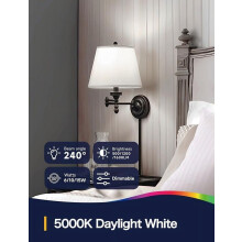 Żarówki LED 3-drożne A19E26Base2Pack5000K