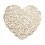 Heart-shaped PVC table mat for Valentine's Day – 1