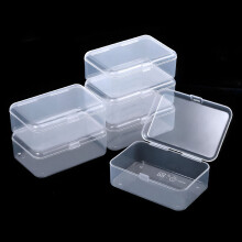 Doorzichtige PP-opbergdozen, 6 stuks