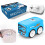Mini autobus RC con espressioni LED, evitamento ostacoli, linea 1