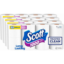 Papier toilette Scott1000, 1 pli, 32 rouleaux