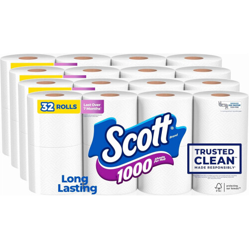 Scott1000 Toiletpapir1-lags32 ruller