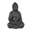 Grå Buddhastaty som ser vintage ut 70 cm 2