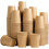 200x8oz brune kraftpapirkopper 1