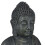 Grå Buddhastaty som ser vintage ut 70 cm 6