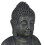 Grå Buddhastaty som ser vintage ut 70 cm 11
