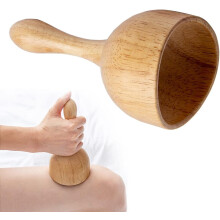 Set de instrumente de masaj din lemn pentru ameliorarea mușchilor și sculptarea corpului