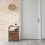 Natbord i industriel stil med skuffe 9
