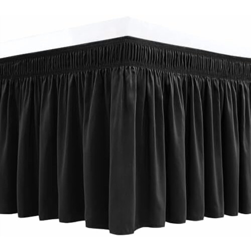 Wickelbettrock Queen 12" Fall Polyester Rüsche