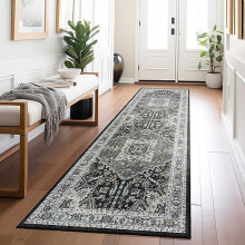 Zmywalny, antypoślizgowy dywanik do przedpokoju 2'6" x 10'