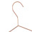 Conjunto de 10 cabides rosé-dourado 6