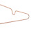 Conjunto de 10 cabides rosé-dourado 7