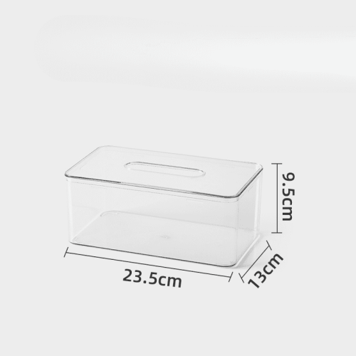 Nordische transparente Tisch-Taschentuchbox