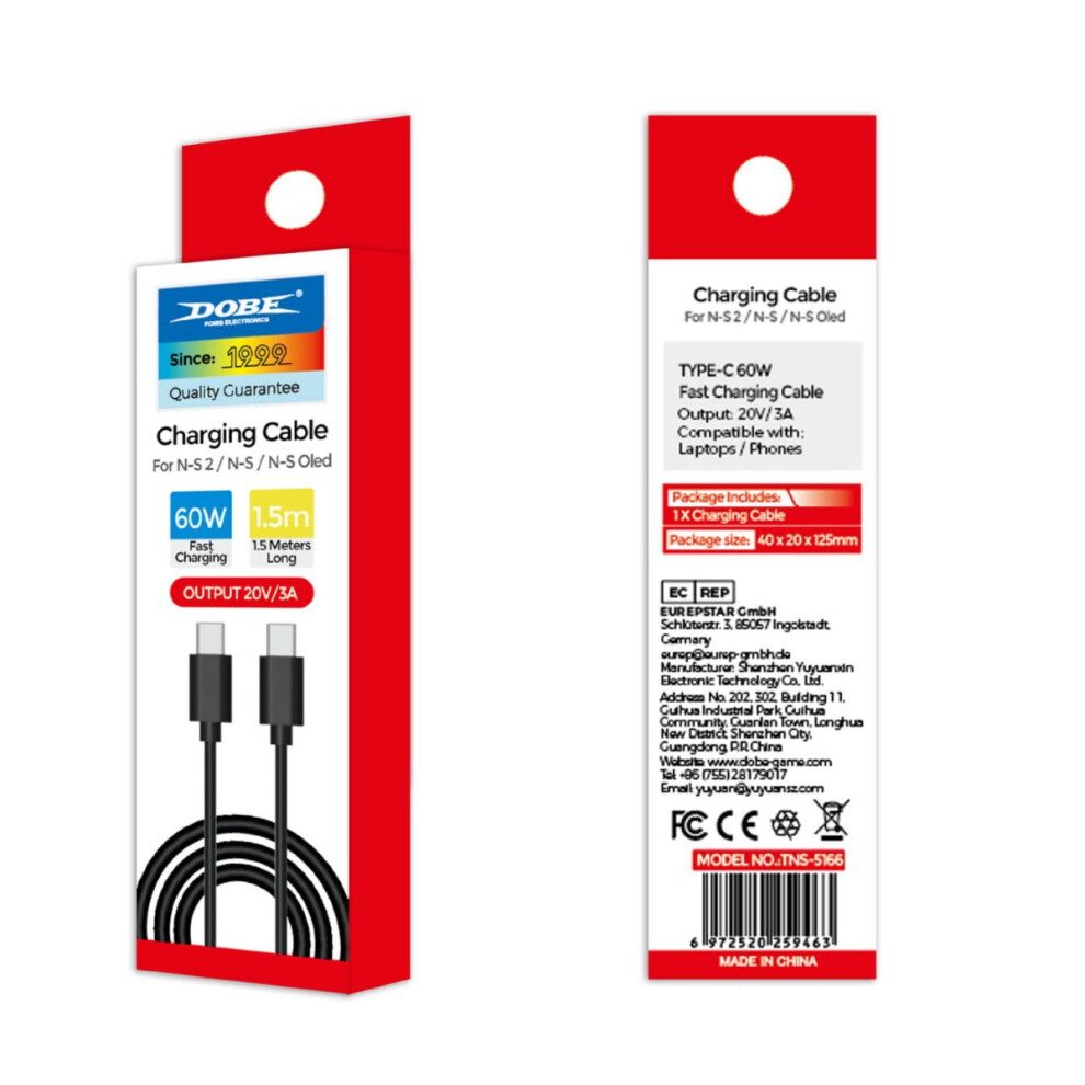 Usb-C Charging Cable For Switch 2 & Ps5, 1.5M Or 3M 9450273268644