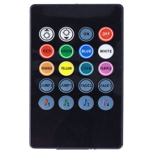 Ensemble de 4 lampes d'ambiance LED pour l'intérieur de voiture avec télécommande, éclairage d'ambiance pour la décoration de véhicule