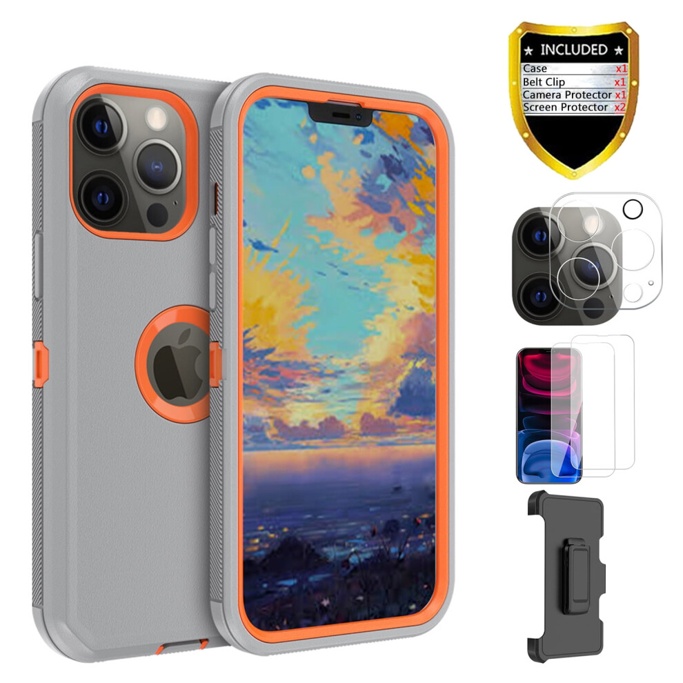 Xhy Iphone 13 Pro Max Armor Case With Screen Protector, 922042423343