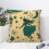Housse de coussin décorative sorcière d'Halloween rustique 45 x 45 cm 1