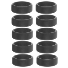 10 bpíosa fáinní silicone imeall beveled leathan do spóirt lasmuigh na bhfear