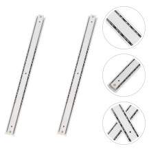 HEMOTON 1 Pair 200mm Side Mount Drawer Rails Push To Open Slides