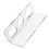 Acryl organizer voor haarstylingtools, wandmontage, 3 vakken 1