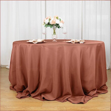 BalsaCircle 132 Zoll runde Polyester-Tischdecke